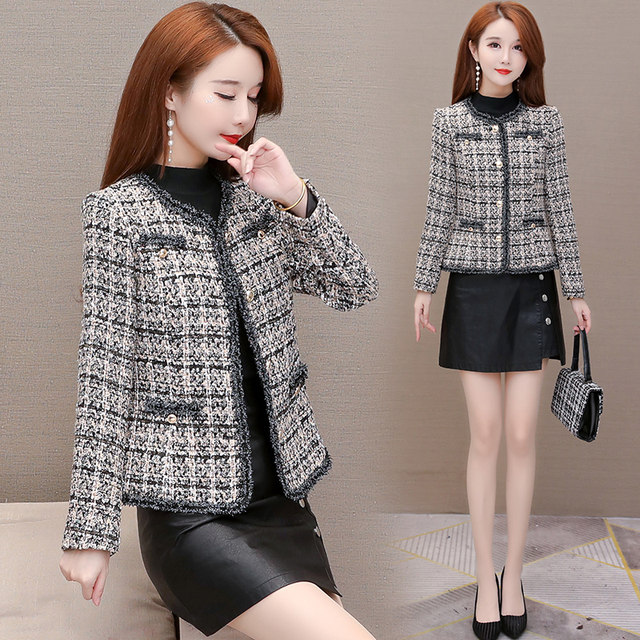 Small fragrant wind jacket female all-match net red spring and autumn 2023 new Korean style fashion temperament small short top