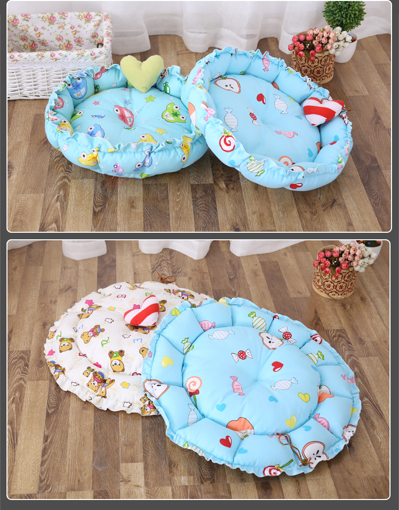 Cũi mùa hè thú cưng có thể giặt tổ mèo mèo Teddy chó pad chó nhỏ giường ấm vật nuôi - Cat / Dog hàng ngày Neccessities bình nước gắn chuồng cho chó