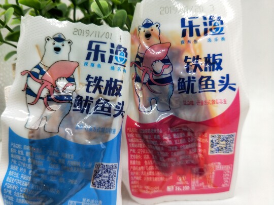 Leyu squid whisker 500g Dalian specialty spicy cooked food Seafood snack ready-to-eat barbecue iron squid head