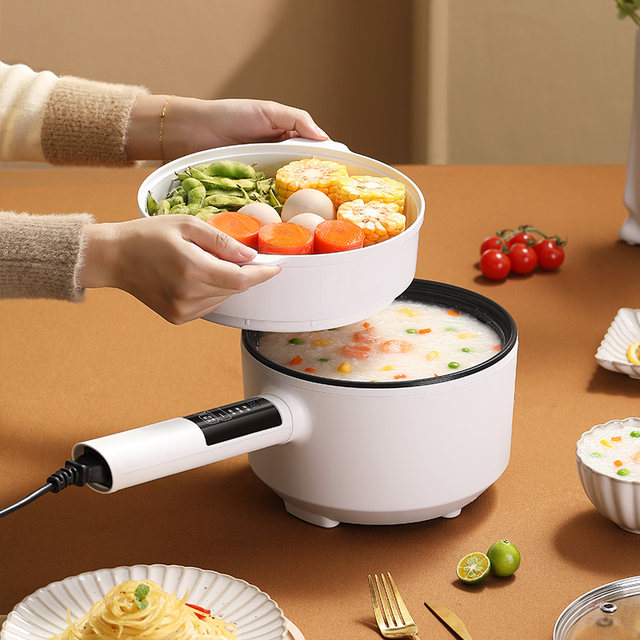 ໝໍ້ໜຶ້ງໄຟຟ້າຂະໜາດນ້ອຍ raccoon multi-functional all-in-one pot home smart electric wok dormitory noodle cooking pot electric small 2 people 3 hot pot