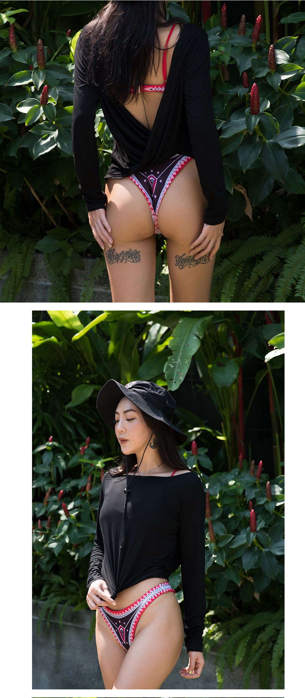 ABouthexx Châu Âu và Hoa Kỳ gợi cảm vụ nổ bikini quốc gia bikini nữ chia tách tập hợp áo tắm dây đeo hàng đầu - Bikinis áo tắm cho người béo