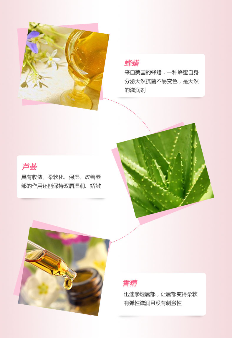 Chọn son dưỡng môi màu xanh lá cây dưỡng ẩm cho nữ giữ ẩm lâu dài cho trẻ sơ sinh Bà bầu có sẵn dâu tây nhỏ - Son môi son dưỡng whoo