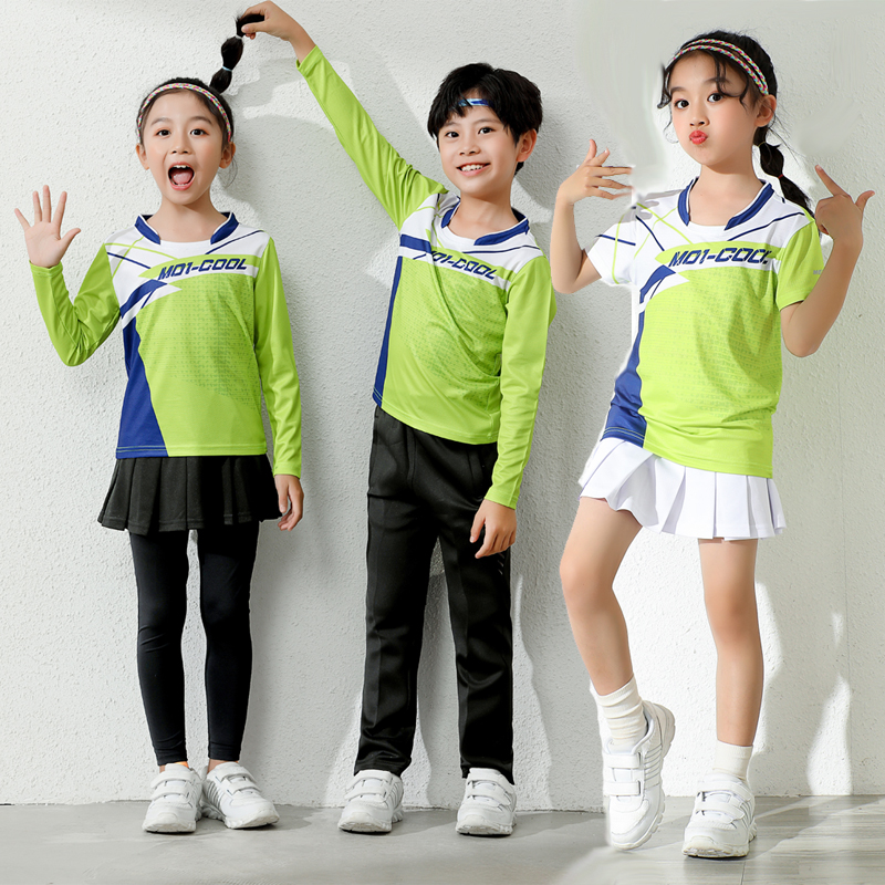 Short sleeves Long sleeves Chunqiu Men and women Children's badminton clothes suit quick dry and breathable volleyball clothes table tennis clothes tennis clothes