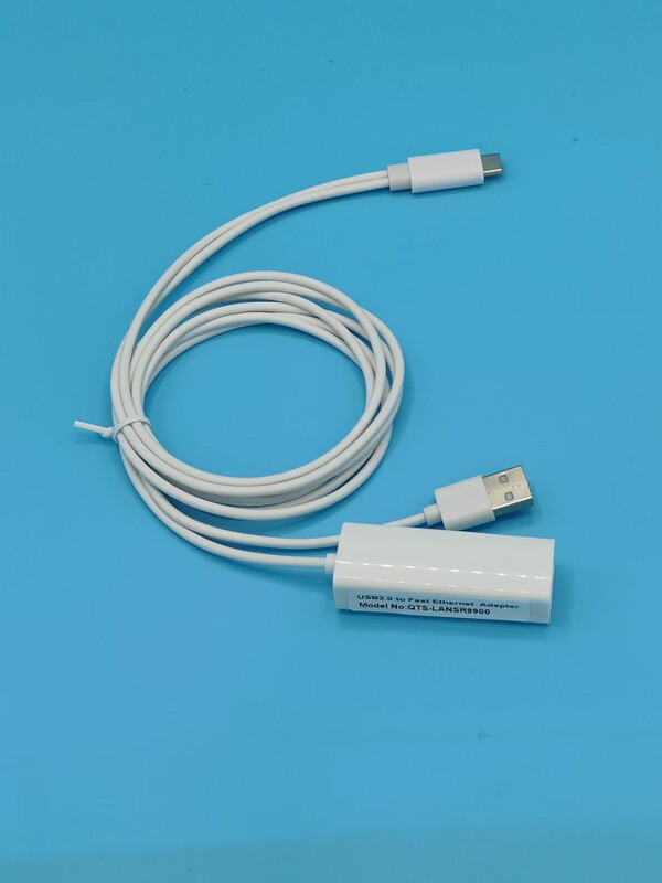 Type-C Interface Ethernet Charging + Internet Two-In-One Dual Long Cable 2.0 Network Port with Stable Functionality