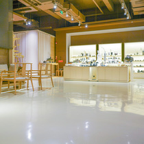 New Nordic white self-leveling cement household floor paint art epoxy resin floor paint indoor residential properties wear-resistant