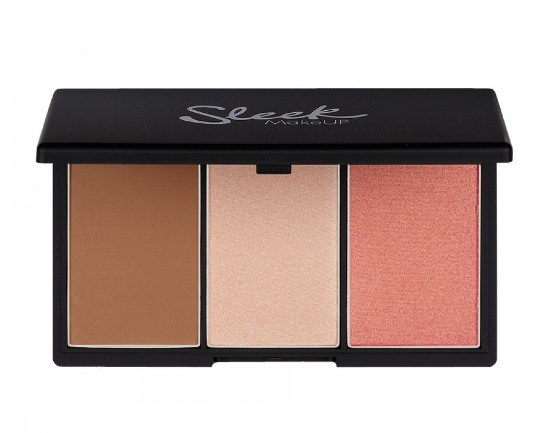 Spot Dumb Chick UK Buy Sleaek Cosmetic Powder High Light Powder Combo pink Nose Movie Bicolor color Shadows