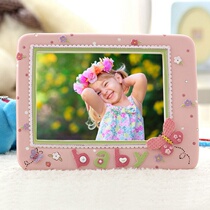 European cartoon childrens photo frame table 7 inch seven creative cute baby baby photo frame hanging wall table