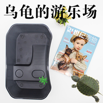 Turtle tank large water and land tank turtle basin with drying platform Brazil tortoise box breeding Villa plastic crocodile turtle breeding