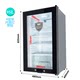 Kindergarten food sample cabinet with lock canteen small beverage refrigerator preservation display cabinet hotel room refrigerator