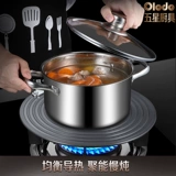 Газовая плита горячая пластина Эмалевая горшка против обезжиренной черной газовой плиты Горячая пластина с ручкой нагревательной доски нагревательного газа