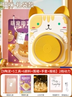 Рекомендуемые подарки❤Котенок в стиле [9 глины + 6 красок] поставляется с инструментами + перчатками + пылезащитным ковриком.