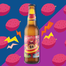 Man food slow language Baolin resistant to tear lychee fruit flavor Aier beer 330ml * 6 low degree Lady fruit wine friends party