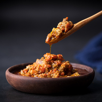 Manchus slow language is full of crab powder mixed with rice sauce crab yellow sauce instant crab cream crab cream crab jar 120g