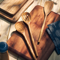 Mang food slow language olive wood kitchenware spatula spoon spatula stir-fried dish shovel wooden shovel high temperature resistant non-stick pan Special