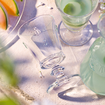 Manchin Slow Language French native larochère Bee series Transparent tall glass four-piece glass