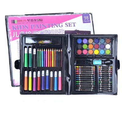 【柏彩】水彩绘画套装98件套