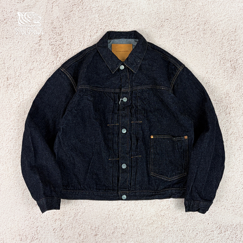 In Stock Kaptain Sunshine Denim 1P Jacket Vintage Washed Denim Jacket 26Aw In Stock Kaptain Sunshine Denim 1P Jacket Vintage Washed Denim Jacket 26Aw