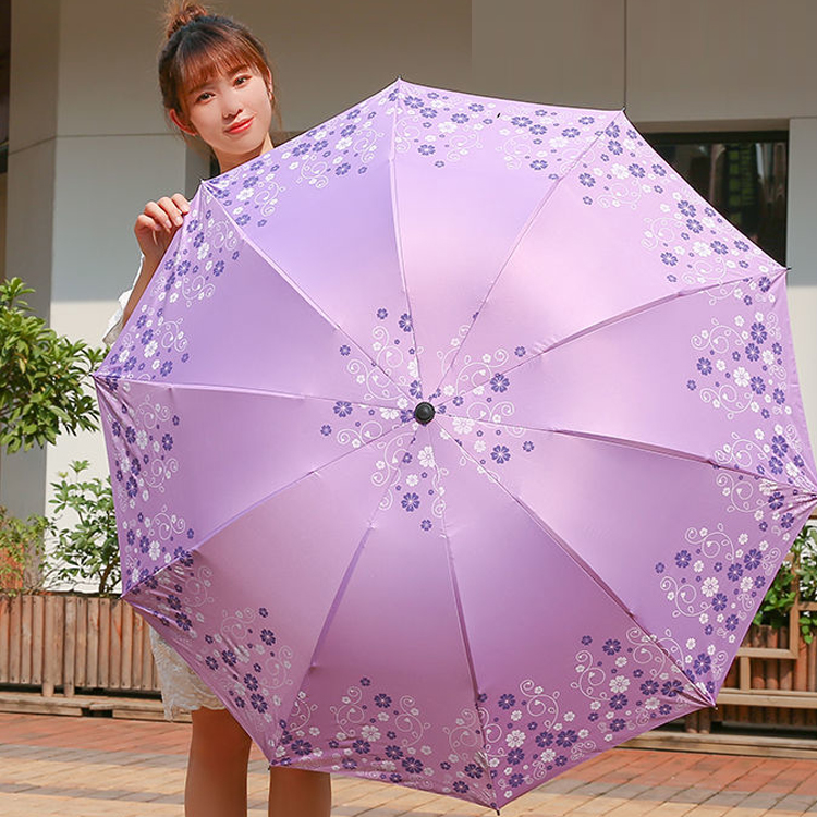 雨伞十骨双人大号雨伞男女太阳伞遮阳防晒防紫外线晴雨两用伞-实得惠省钱快报