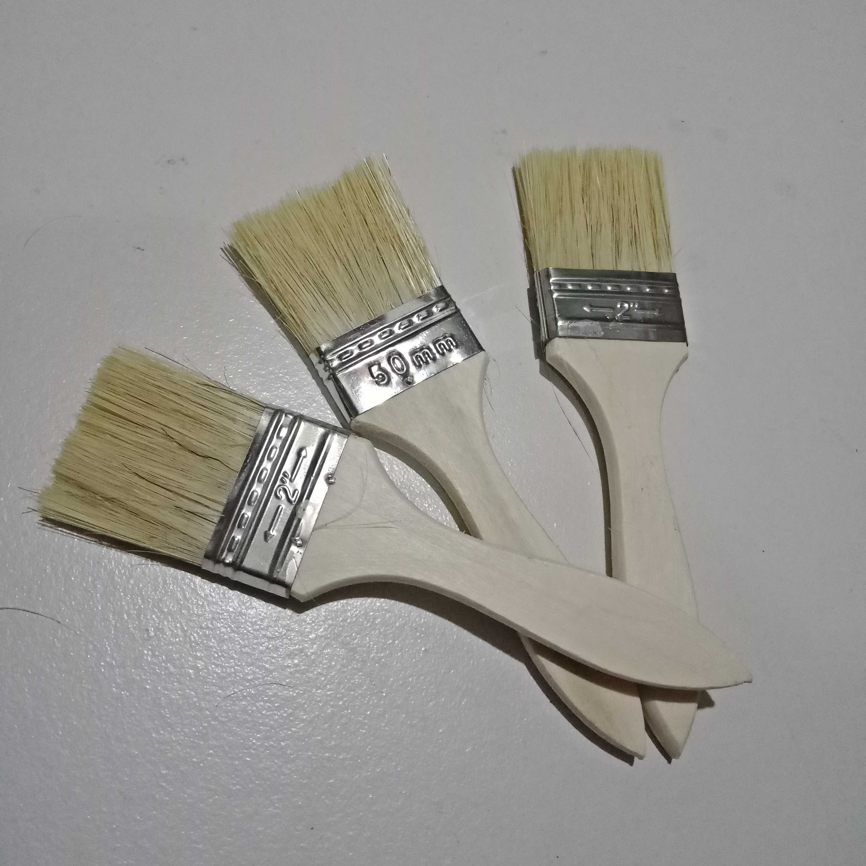 Paint Brush 2 Number of soft hairbrushes Home thickened Long hair brushes 2 inch Industrial Barbecue Dust Brushes Multifunction 