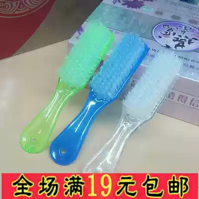 Crystal plastic shoe brush laundry brush Candy color high-quality decontamination shoe brush shoe shine supplies household bristle brush