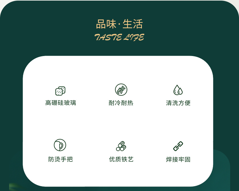 Hyu 玻璃轻奢凉水壶 不锈钢盖 1300ml ，首购礼金后9.56元包邮，赠杯刷 值值值-买手聚集的地方