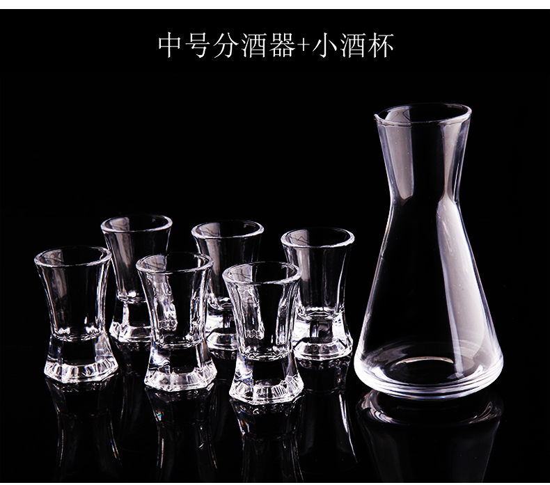 HYU ly rượu vang trắng đặt viên pha lê thủy tinh viên cốc một tách rượu mạnh - Rượu vang ly vang trắng