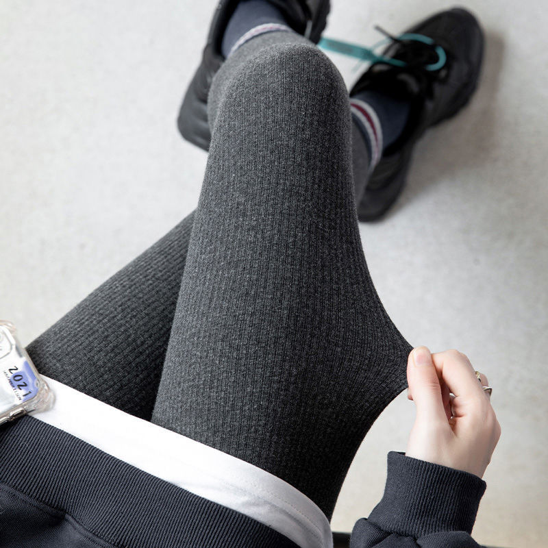 Plus Size 150kg Elastic Leggings for Women, Spring, Autumn, and Winter, Fleece-Lined, High-Waisted, Tight-Fitting, Warm Pants, Thermal Leggings