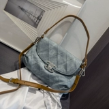 左杏 Джинсовая сумка через плечо, сумка подмышку, сумка на одно плечо