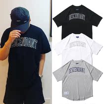 Summer Xishan Toru T-shirt men loose tide brand Yu Wenle with the same short-sleeved Japanese arc hem couple half sleeve