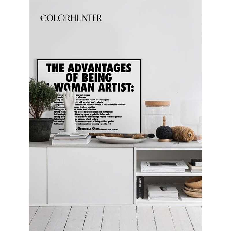 ins cool black text decoration painting modern industrial wind art hanging painting Korean café clothing shop decoration pendulum piece-Taobao