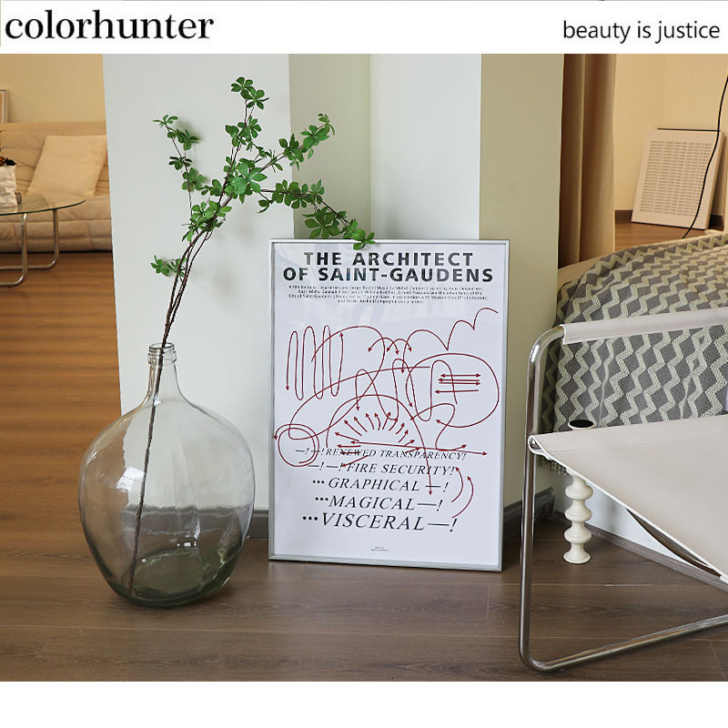 ins french retro poster small crowdfolk juku decoration painting clothing store photo photographic props abstract art hanging paintings