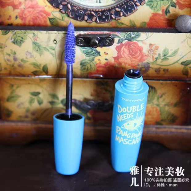 Hàn Quốc TONYMOLY đôi ma thuật hiệu ứng đôi bụng lớn mascara không thấm nước uốn cong dài dày không nở - Kem Mascara / Revitalash