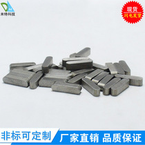 KES carbon steel flat key pin fillet a square Key Pin national standard GB1096 shaft pin horizontal pin horizontal pin flat pin