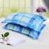 Vỏ gối chải 48 * 74cm Vỏ gối ký túc xá sinh viên có khóa kéo dành cho người lớn tăng một đôi không bằng cotton goi om Gối trường hợp