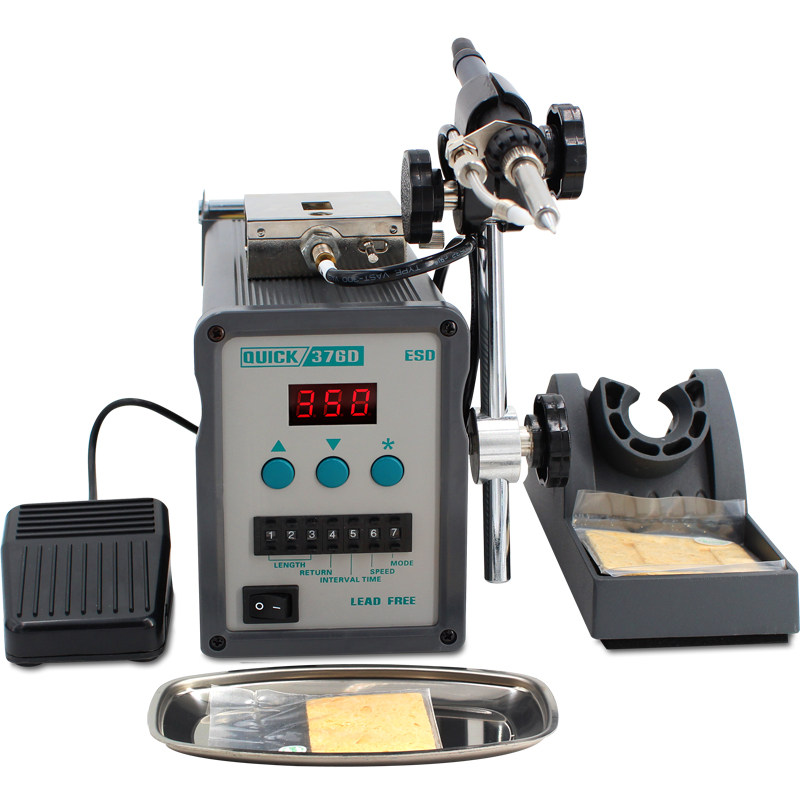 QUICK 376D-90W soldering station automatic tin soldering station QUICK high frequency lead-free soldering iron 376D-150W