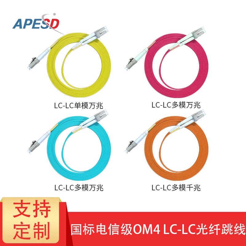 APESD Fiber Jumper LC - LC - SC ST Single Mode Multimode Dual - core Dual - core Ten - mill Ten - MTL Tail Fiber