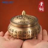 Латунная курильница для благовоний из сандалового дерева для домашнего использования, креативный декор для офиса