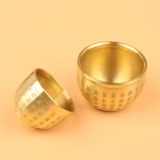 Латунная ёмкость для риса, медный декор, пепельница для гостиной, домашний декор, копилка для денег