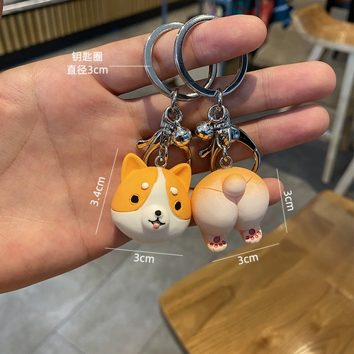 Милый мультяшный брелок, кукла для ключей, украшение на сумку подходит для мужчин и женщин, подарок на день рождения