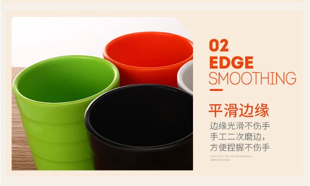 Cao cấp melamine cốc giả sứ cốc tay cốc khách sạn cốc uống nước cốc chủ đề cốc cốc Nhật Bản tách trà bộ đồ ăn - Tách bình thủy lock&lock