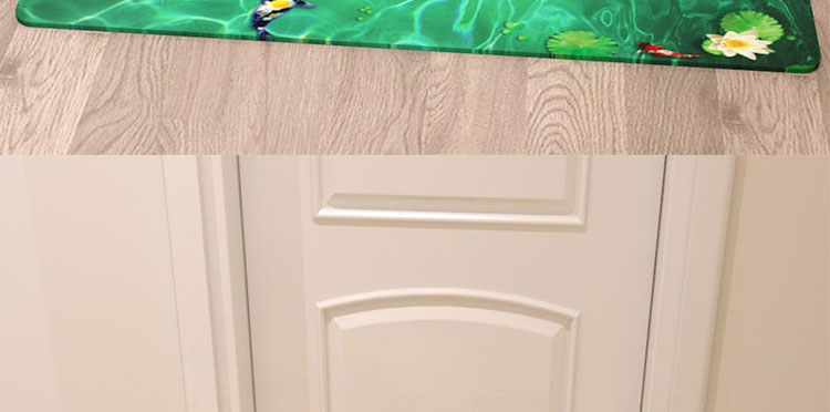 thảm cửa tấm thảm chùi chân thảm cửa lối vào 3D ở phía trước của trường để cửa phòng tắm thấm thảm không trơn trượt chà con trai nhà - Thảm sàn thảm nhựa