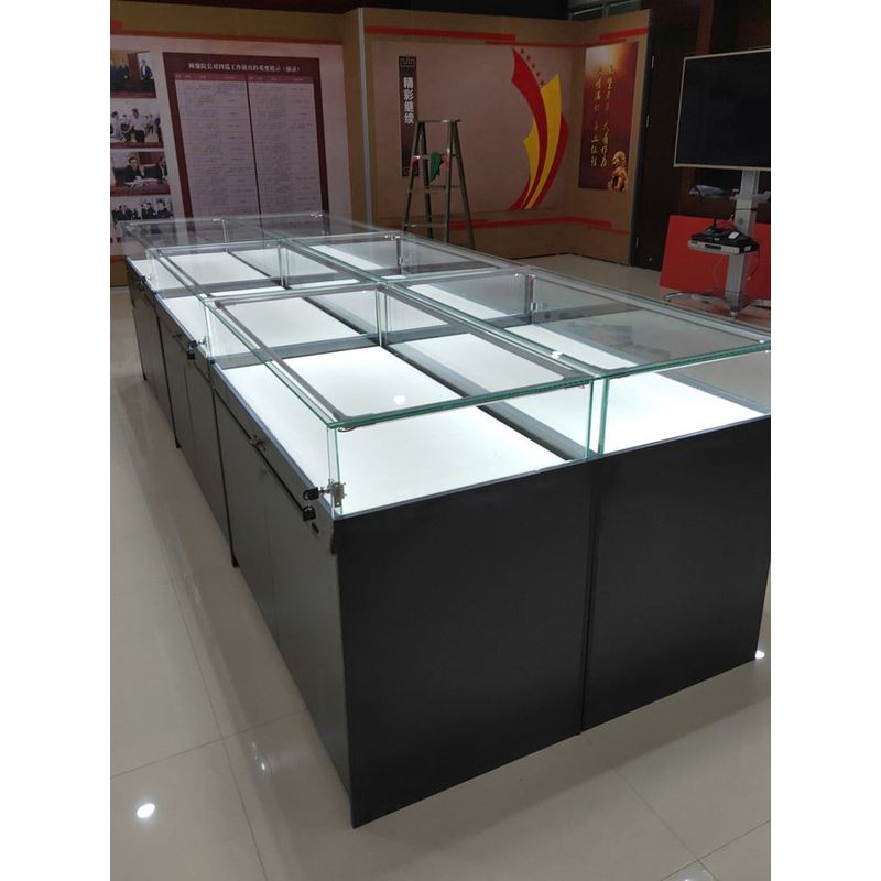 定制展厅样品玻璃展示柜珠宝艺术展览柜古董文物展柜纪念馆展示柜