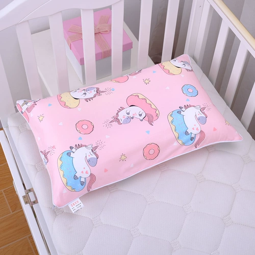 Детская хлопковая мультяшная маленькая наволочка с молнией для школьников