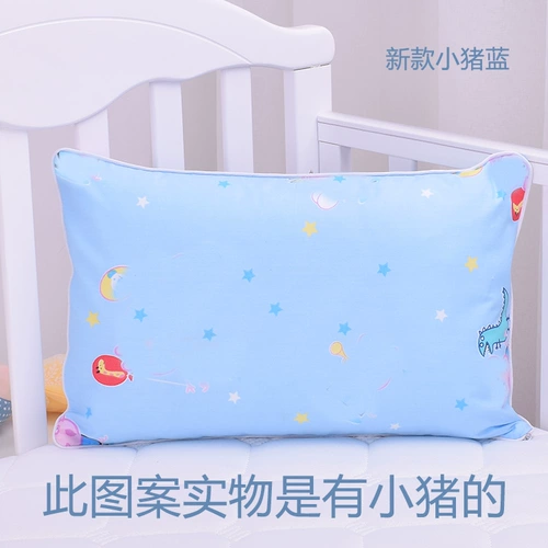 Наволочка, детская хлопковая мультяшная подушка для детского сада, 1-3-6 лет, с защитой шеи