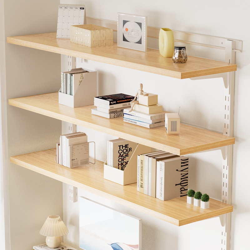 Wall-Mounted Shelves, Straight Shelves, Storage Racks, Bookshelves, Wall Decoration Display Racks, Multi-Layer Wall-Mounted Living Room Shelves