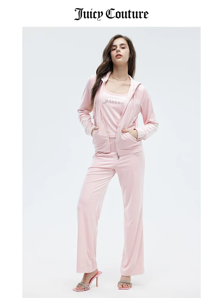 Весенне-летняя куртка Juicy Couture, спортивные брюки, лебедь, набор, американский стиль