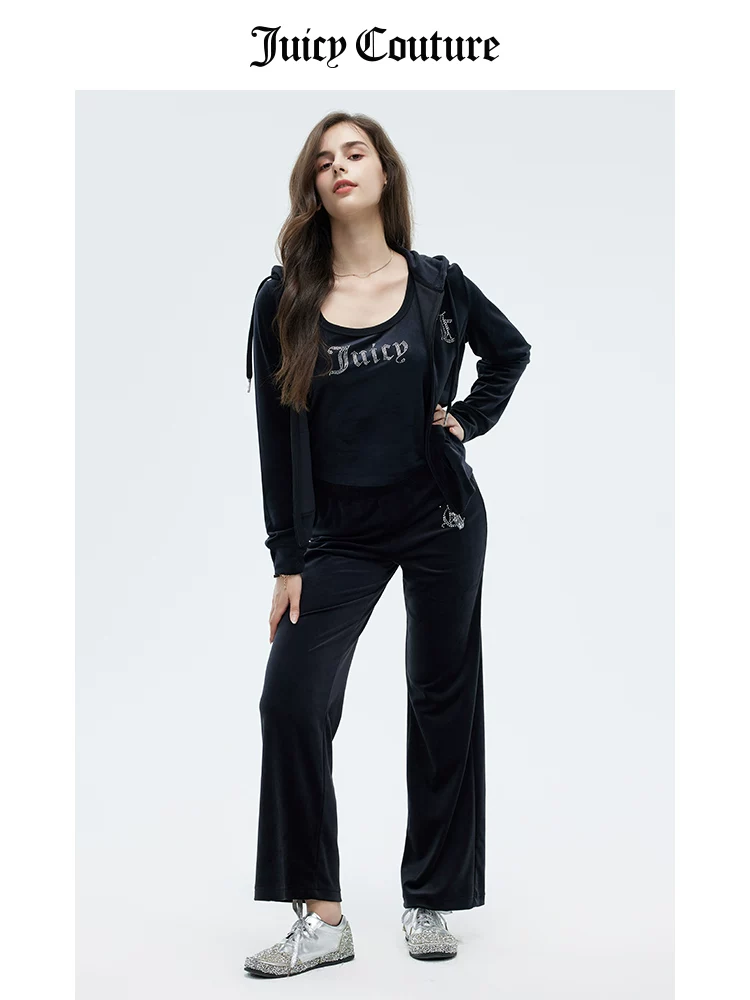 Весенне-летняя куртка Juicy Couture, спортивные брюки, лебедь, набор, американский стиль