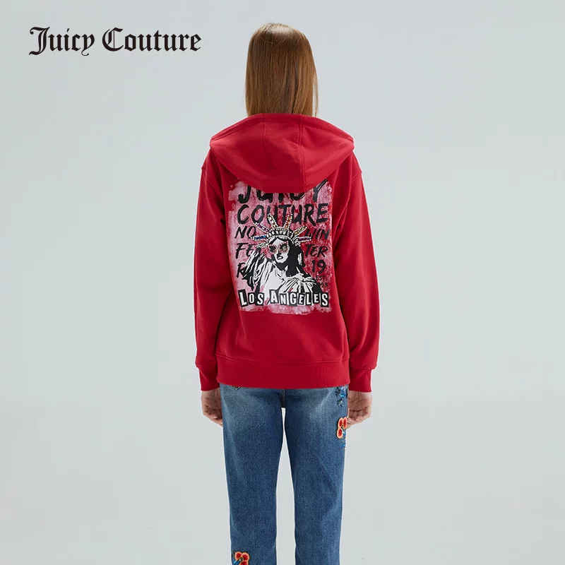 Осенняя куртка Juicy Couture, связанный короткий свитшот для отдыха