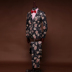 In một hàng một nút ba mảnh nam mỏng phù hợp với ca sĩ chủ nhà áo comple Suit phù hợp