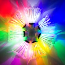 4pcs Boca color fluorescent lamp badminton resistance LED luminous luminous shiny play can not be broken